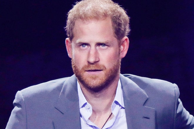 In Prinz Harrys Fitnessprogramm spielt sein Labrador Pula offensichtliche eine grosse Rolle