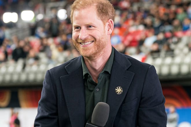 Prinz Harry zeigte sich in Vancouver gut gelaunt.