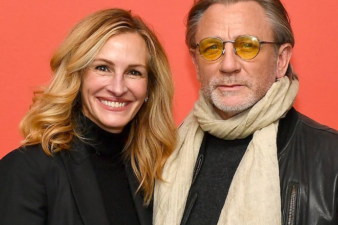 Julia Roberts und Daniel Craig posierten am Montag in San Francisco für Fotografen.