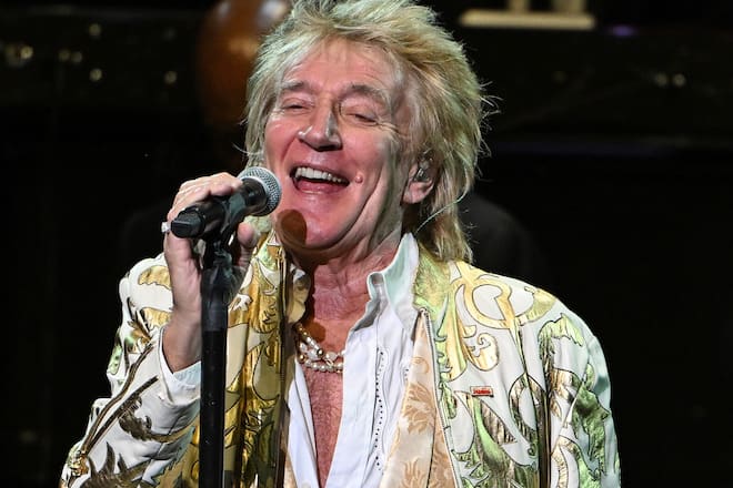 Rod Stewart ist seit mehreren Jahrzehnten auf der Bühne zuhause.