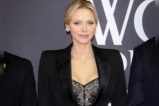 Fürstin Charlène von Monaco bei den World Rugby Awards in Monaco.