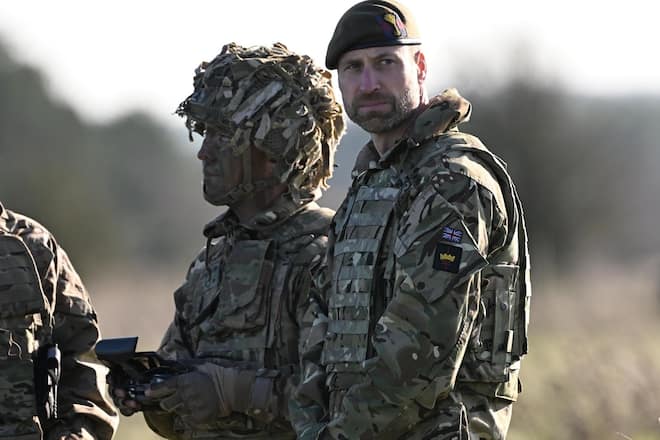 Prinz William nahm an einigen Übungen aktiv teil.