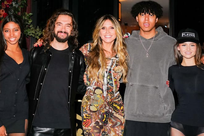 Ein Teil der Patchworkfamilie Klum-Kaulitz.