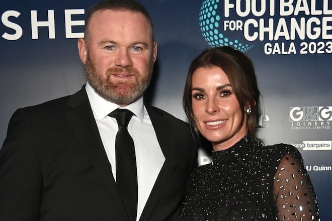 Wayne Rooney mit seiner Frau Coleen.