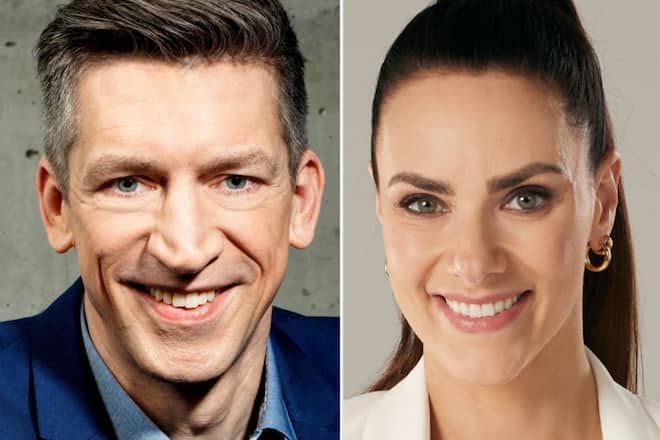 Steffen Hallaschka und Esther Sedlaczek sind in TV-Jahresrückblicken zu sehen.