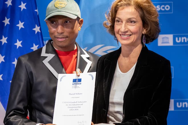 Grosse Ehre für Pharrell Williams.