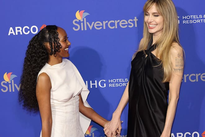 Angelina Jolie und ihre älteste Tochter kamen nicht aus dem Strahlen heraus.