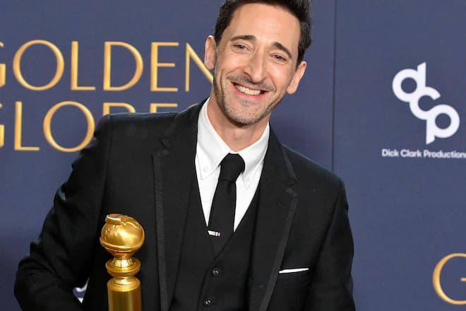 Strahlender Sieger: Wird Adrien Brody nach seinem Triumph für «Der Brutalist» auch einen Oscar als bester Hauptdarsteller mit nach Hause nehmen?