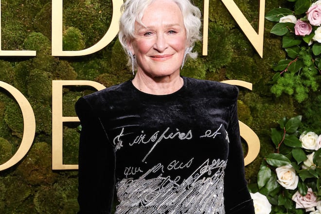 Glenn Close bei den 82. Golden Globe Awards vom vergangenen Wochenende.