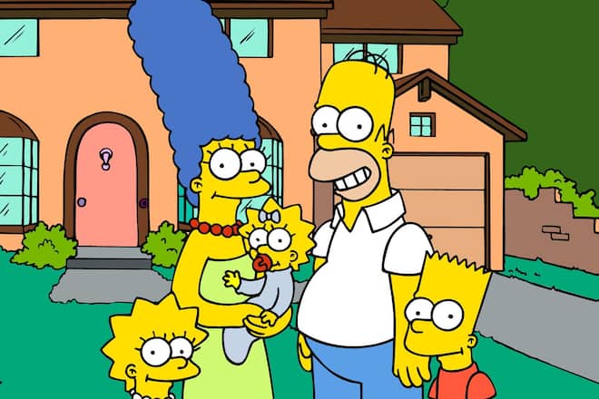 «The Simpsons» (v.l.): Lisa, Marge, Maggie, Homer und Bart Simpson.