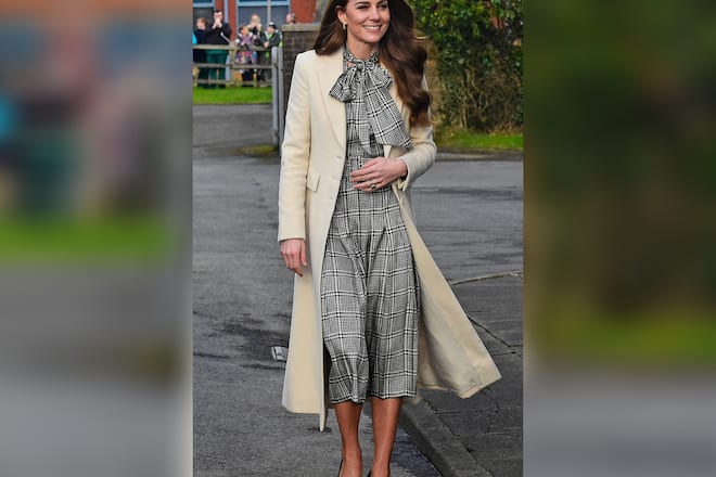 Prinzessin Kate: Dieses Kleid trägt sie gerne.