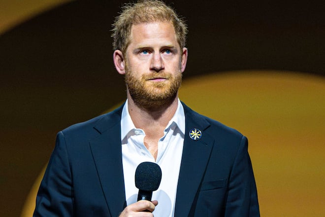 Prinz Harry bei seiner Abschlussrede in Kanada.