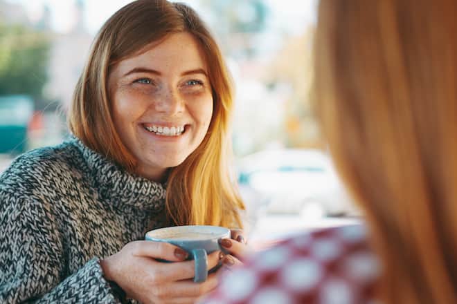 Mit einem freundlichen Lächeln kann man schon viel gewinnen.
