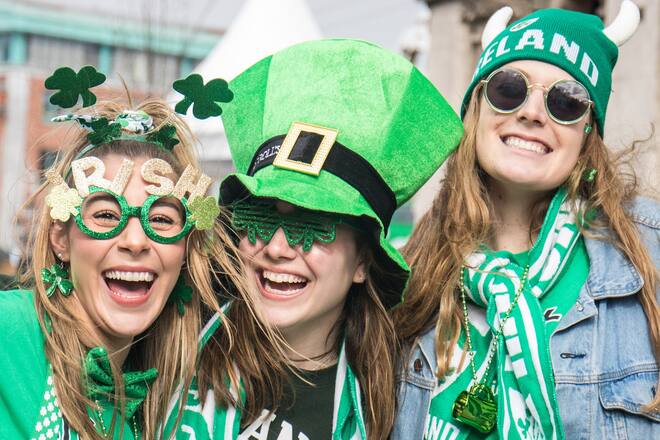 Eine typische Kleidung am St. Patrick's Day.