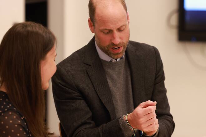 Prinz William bekam in Estland ein Freundschaftsarmband geschenkt.