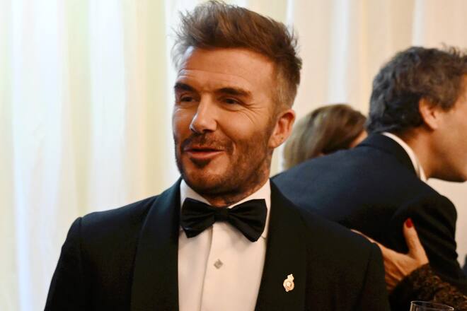 David Beckham feiert seinen Geburtstag ein paar Wochen zu früh.