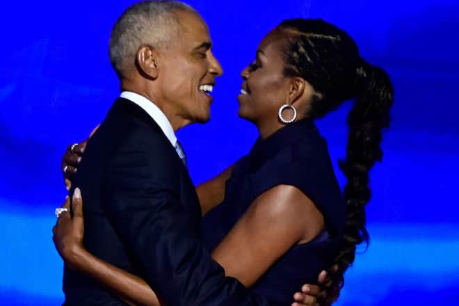 Ex-Präsident Barack Obama und seine First Lady Michelle im vergangenen Jahr.