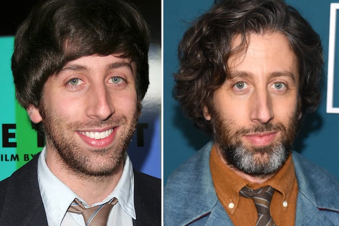 Simon Helberg: Vom Topfhaarschnitt zu langen Locken.