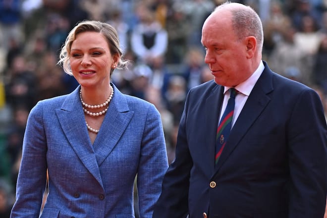 Beim Finale der Monte Carlo ATP Masters zeigte sich das monegassische Fürstenpaar gelöst und glücklich.