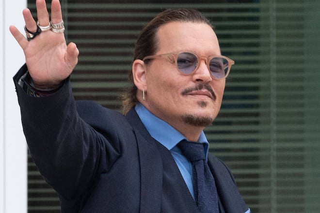 Johnny Depp kurz vor dem Ende des Prozesses gegen seine Ex-Frau Amber Heard im Mai 2022.