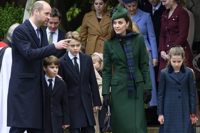 William und Kate werden Ostern wohl nur mit ihren Kindern verbringen.