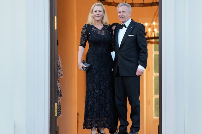 Bettina und Christian Wulff bei einem Staatsbankett im vergangenen Jahr in Berlin.