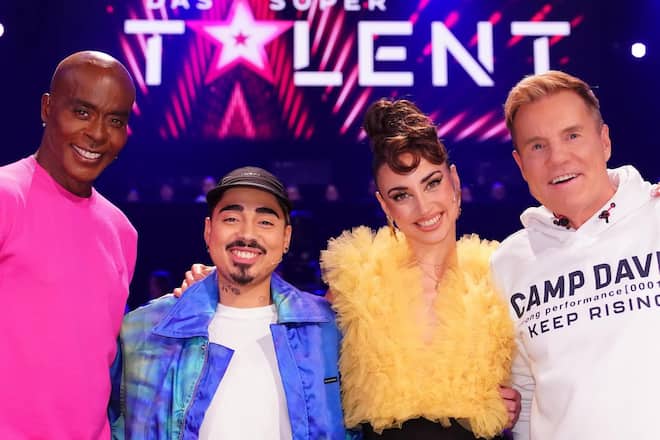 Bruce Darnell, Tony Bauer, Ekaterina Leonova und Dieter Bohlen (v.l.n.r.) haben ihr «Supertalent» gefunden.