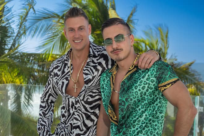 Calvin Kleinen (l.) und Bruder Marvin wagen sich zu «Ex on the Beach».