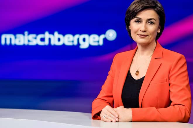 Sandra Maischberger diskutiert dienstags und mittwochs in ihrer ARD-Talkshow mit prominenten Gästen.