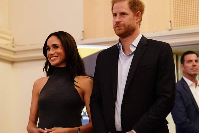 Prinz Harry und Herzogin Meghan haben zusammen gefeiert.