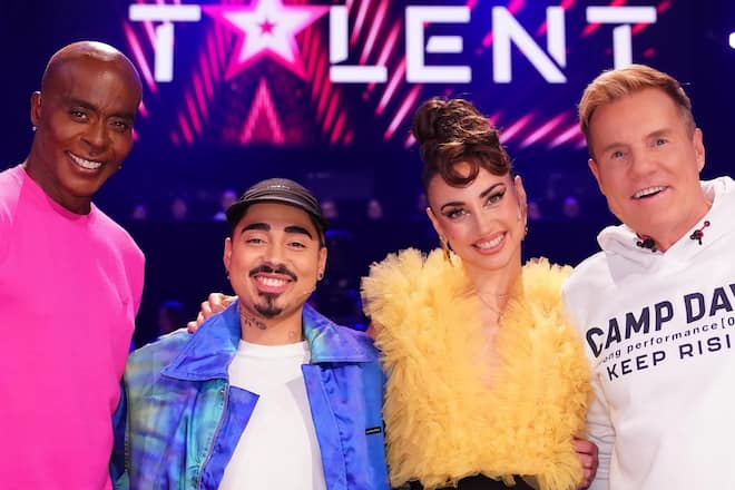 Bruce Darnell, Tony Bauer, Ekaterina Leonova und Dieter Bohlen (v.l.n.r.) haben 2025 «Das Supertalent» gesucht.