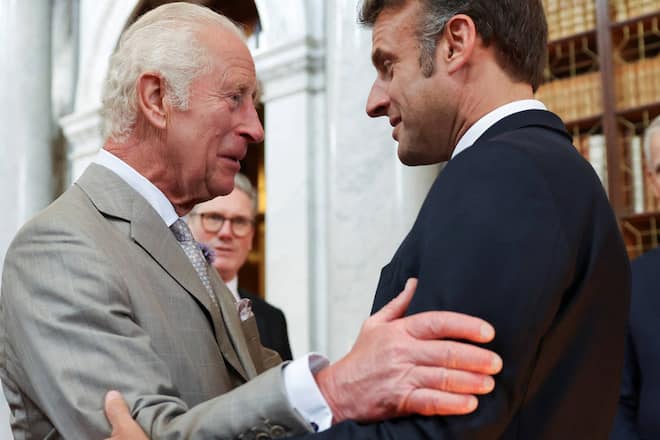 König Charles und der französische Präsident Emmanuel Macron treffen im Juli erneut aufeinander.