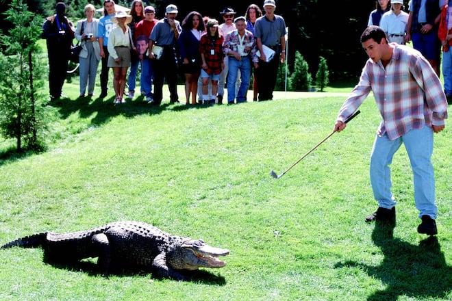 «Happy Gilmore»: Adam Sandler und sein tierischer Co-Star.