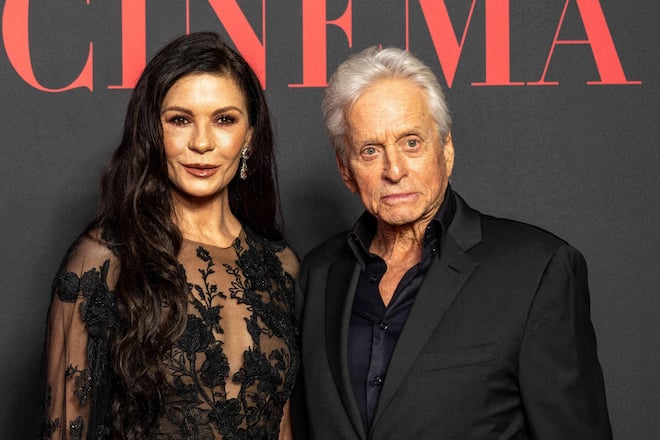 Michael Douglas und Ehefrau Catherine Zeta-Jones Ende vergangenen Jahres bei einem Event.
