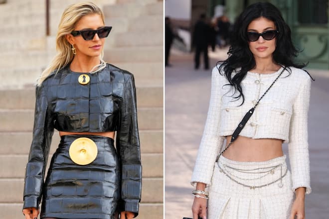 Caro Daur und Kylie Jenner trugen während der Fashion Week in Paris bereits die neuesten Sonnenbrillen-Trends.