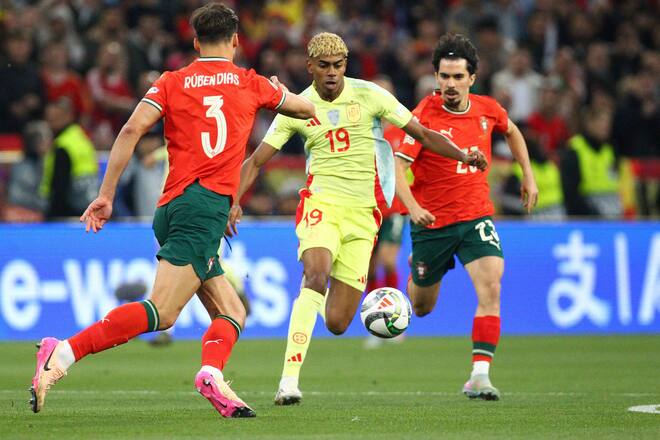 Das Spiel Spanien gegen Portugal endete im Elfmeterschiessen.