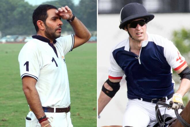 Sunjay Kapur (l.) und Prinz William verband die Liebe zum Polosport.
