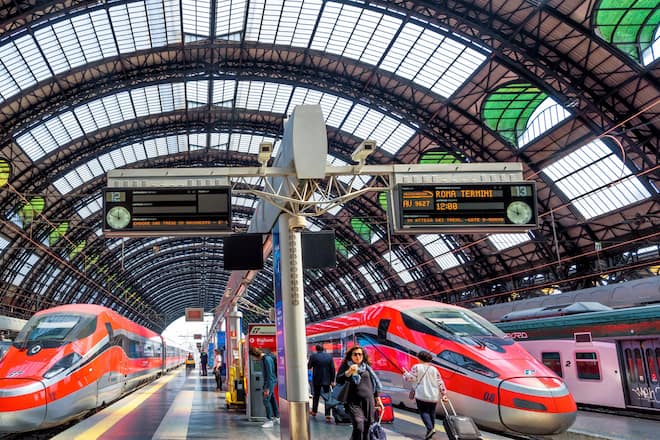 Bahnhof in Mailand: Künftig per Direktverbindung erreichbar.