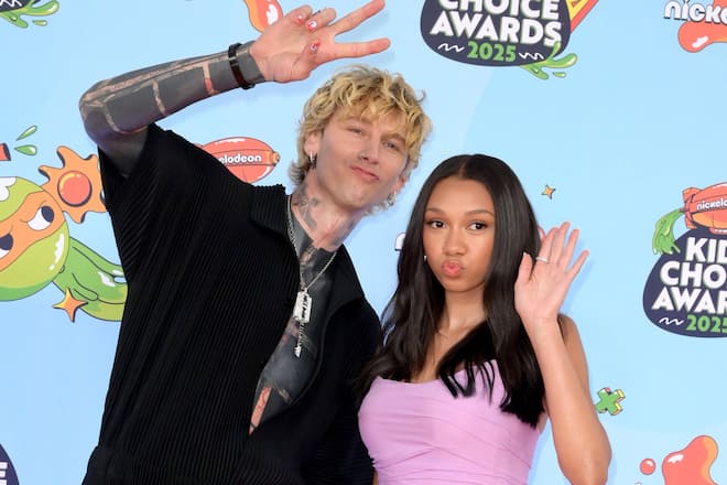 Machine Gun Kelly mit Tochter Casie.