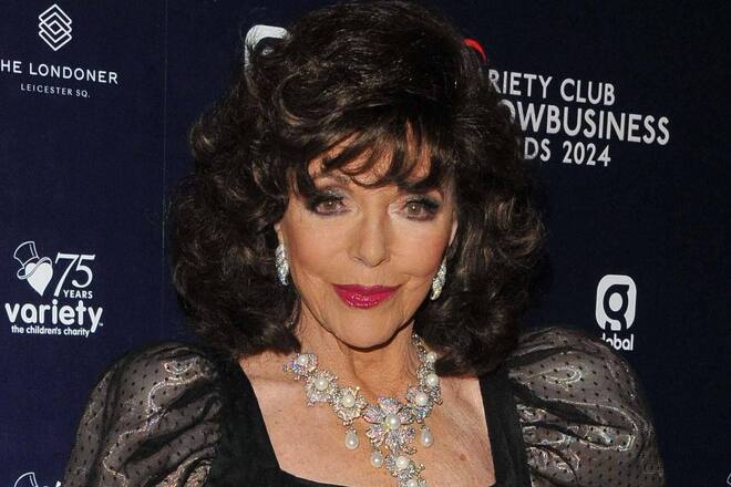 Joan Collins hat nicht nur in unzähligen Film- und Fernsehproduktionen mitgewirkt, sondern auch ein turbulentes Privatleben geführt. Sie ist zum fünften Mal verheiratet und hat aus zwei früheren Ehen insgesamt drei Kinder.