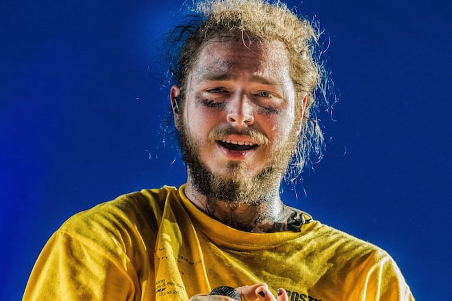 Post Malone auf der Bühne.