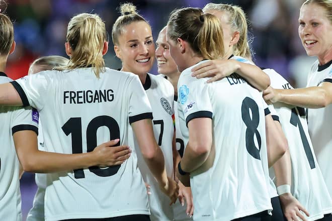 Die DFB-Frauen um Giulia Gwinn setzten sich im Auftaktspiel der Fussball-EM durch - und sorgten für eine Traumquote.