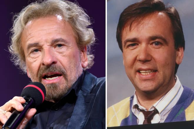 Thomas Gottschalk und Frank Laufenberg (r.) verband der Hit «Rapper's Deutsch».