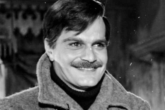 Omar Sharif am Set - «Dr. Schiwago» war gerade abgedreht.