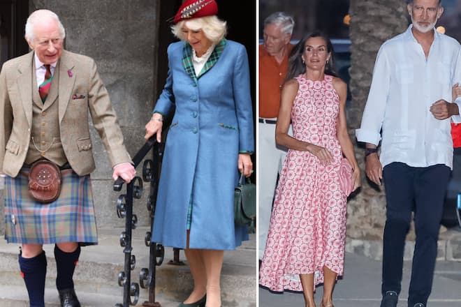 Die britischen und spanischen Royals verabschieden sich in den Sommerurlaub.