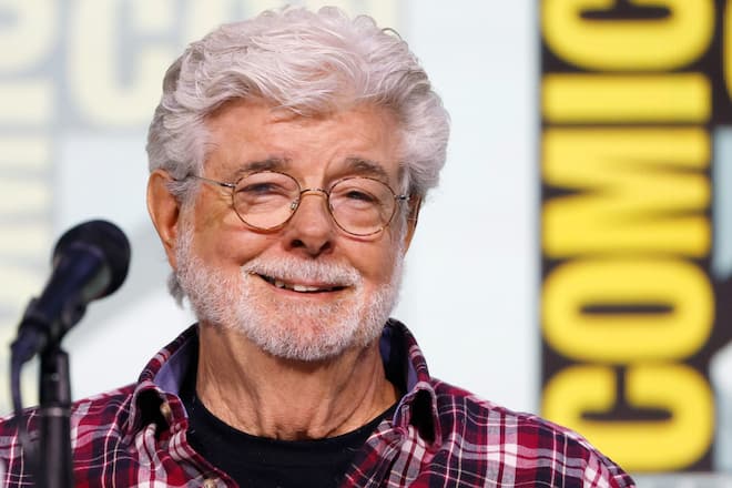 George Lucas zeigte sich erstmals auf der Comic-Con in San Diego.