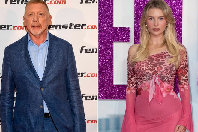 Boris Becker und Lottie Moss verstanden sich bei «Bear Hunt» gut.