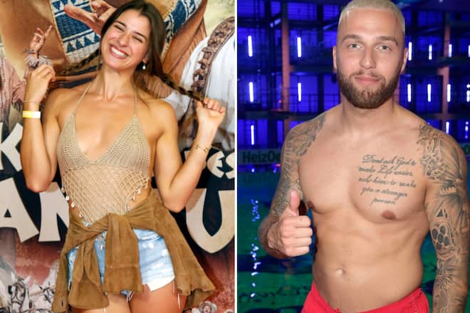 Wohl zwei der neuen «Love Island VIP»-Kandidaten: Stella Stegmann und Filip Pavlović.