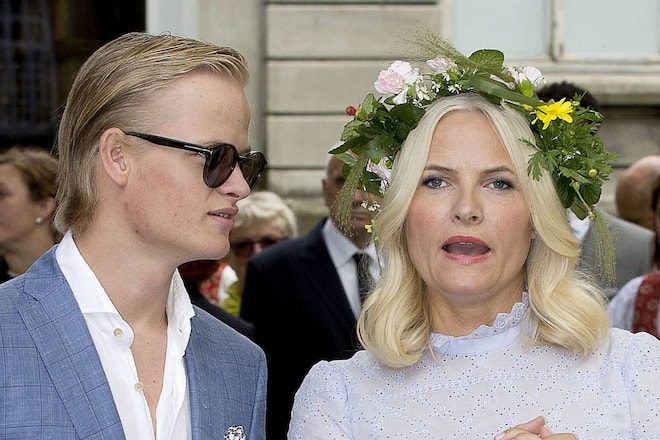 Mette-Marit mit ihrem Sohn Marius.