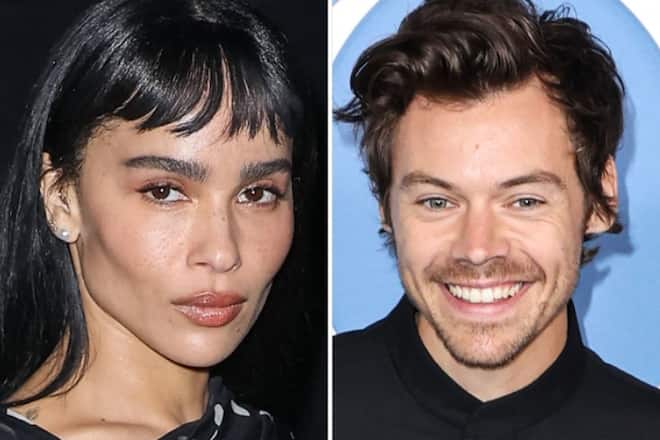 Zoë Kravitz und Harry Styles sind zusammen in der Innenstadt von Rom gefilmt worden.